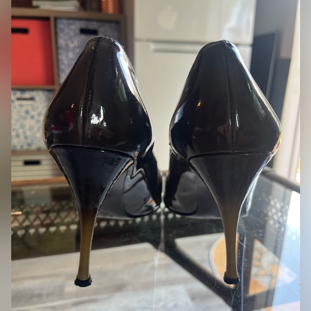 Green ombré Stuart Weitzman pumps size 10 - Picture 12 of 14